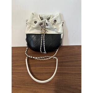 Authentic Chanel Gabrielle Quilted Bucket Bag